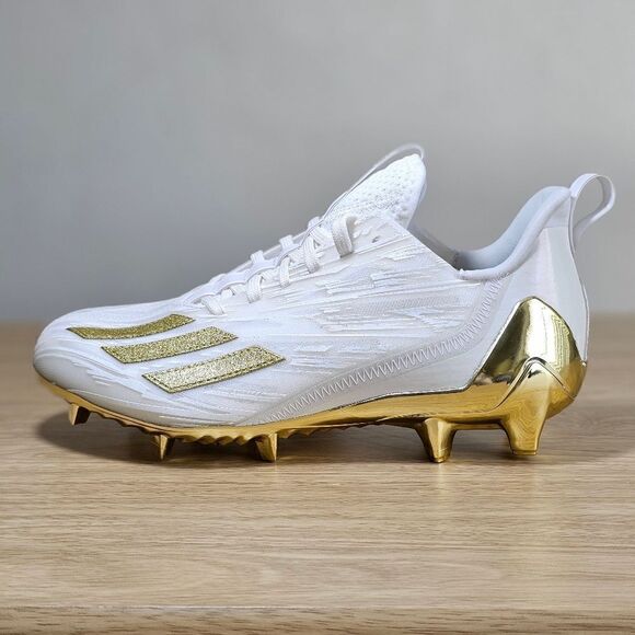 Adidas Adizero Football Cleats Gold White Men's Sz 14 Primeknit GX5122 Freak New - Picture 4 of 15
